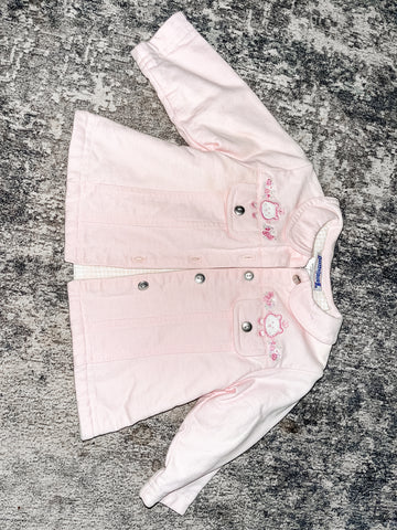 Pink Demin jacket 0/3 months