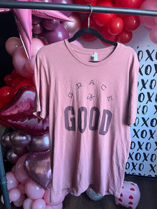 Grace is good tee size large